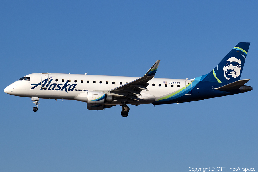 Alaska Airlines (Horizon) Embraer ERJ-175LR (ERJ-170-200LR) (N642QX) | Photo 547835