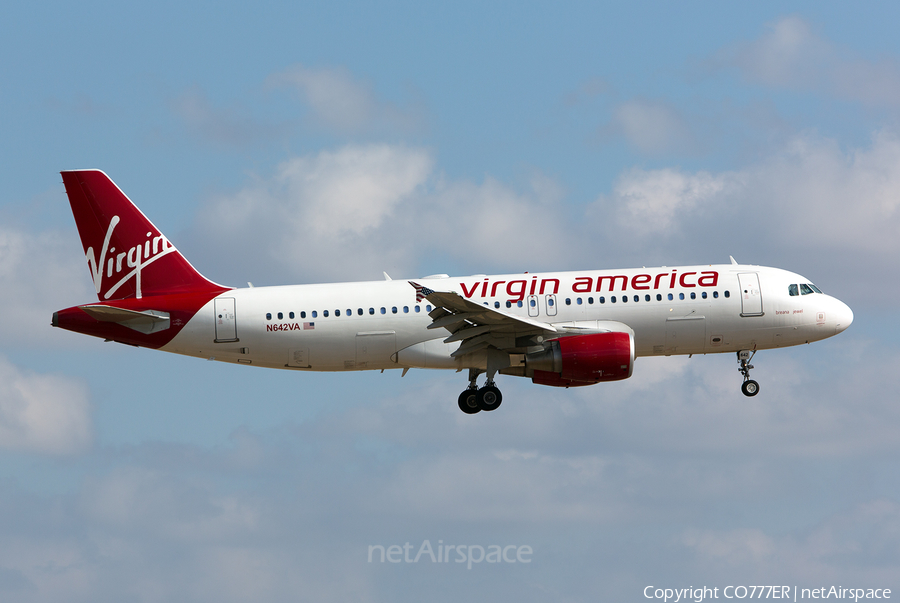 Virgin America Airbus A320-214 (N642VA) | Photo 15334
