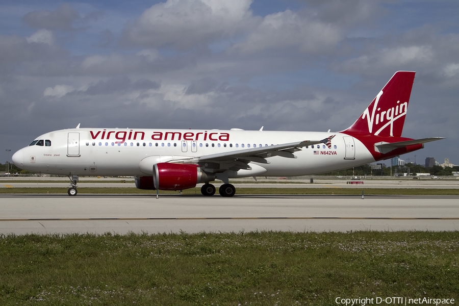 Virgin America Airbus A320-214 (N642VA) | Photo 422591