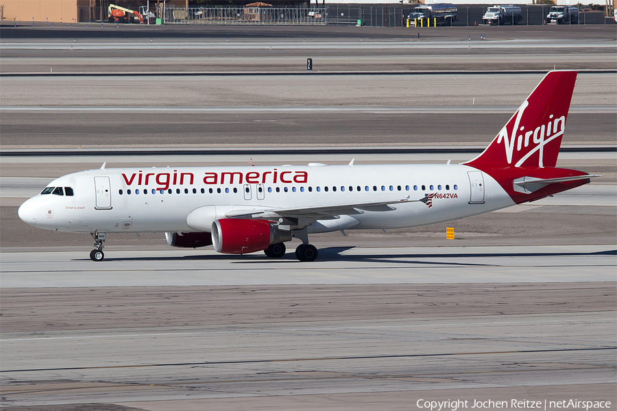 Virgin America Airbus A320-214 (N642VA) | Photo 96637