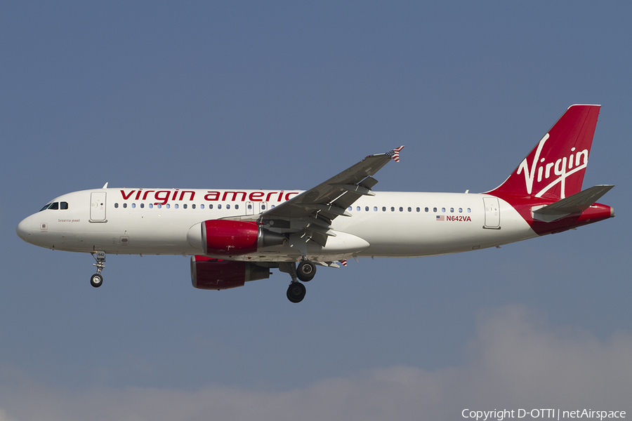 Virgin America Airbus A320-214 (N642VA) | Photo 339338