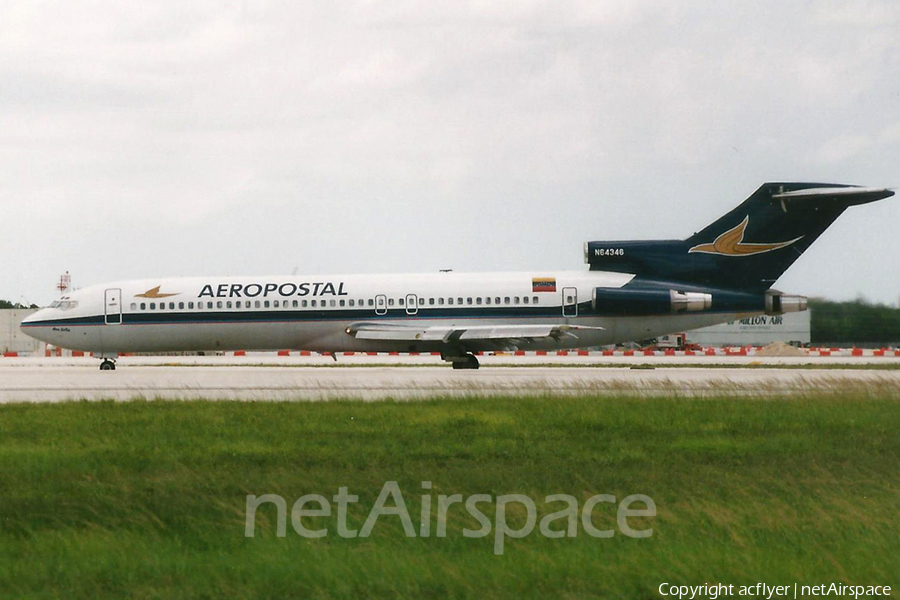 Aeropostal Boeing 727-231(Adv) (N64346) | Photo 426296