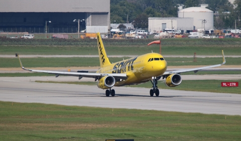 Spirit Airlines Airbus A320-232 (N643NK) at  Detroit - Metropolitan Wayne County, United States