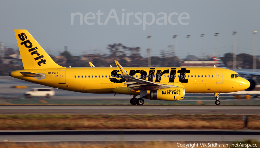 Spirit Airlines Airbus A320-232 (N643NK) | Photo 115638