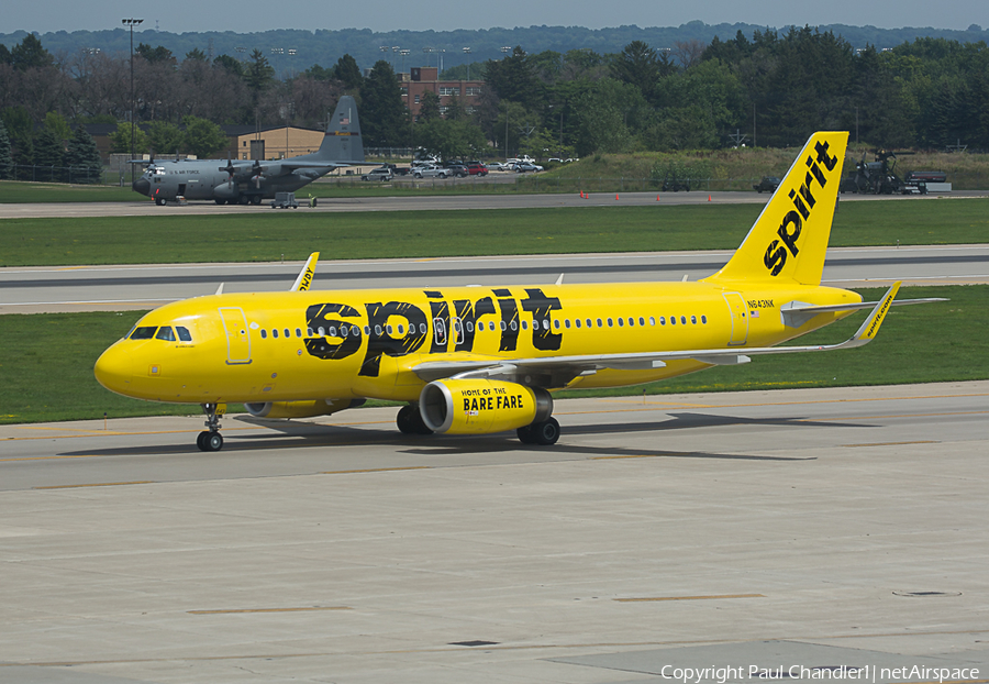 Spirit Airlines Airbus A320-232 (N643NK) | Photo 117716