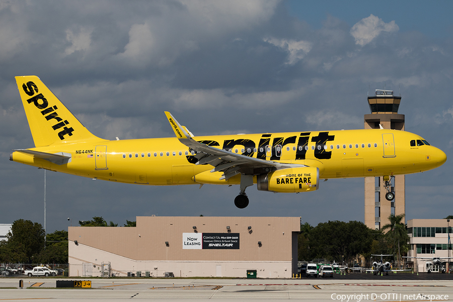 Spirit Airlines Airbus A320-232 (N644NK) | Photo 135724
