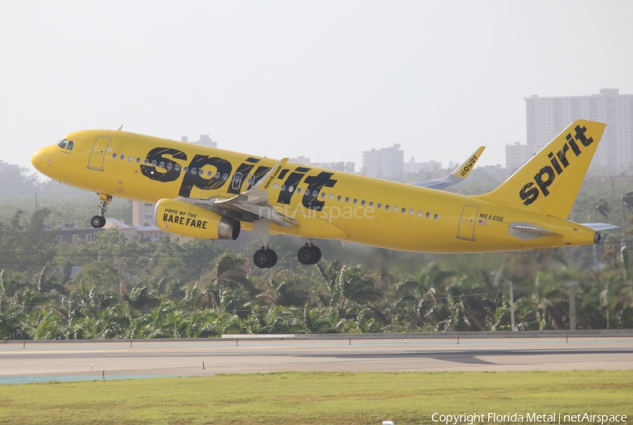 Spirit Airlines Airbus A320-232 (N644NK) | Photo 616870