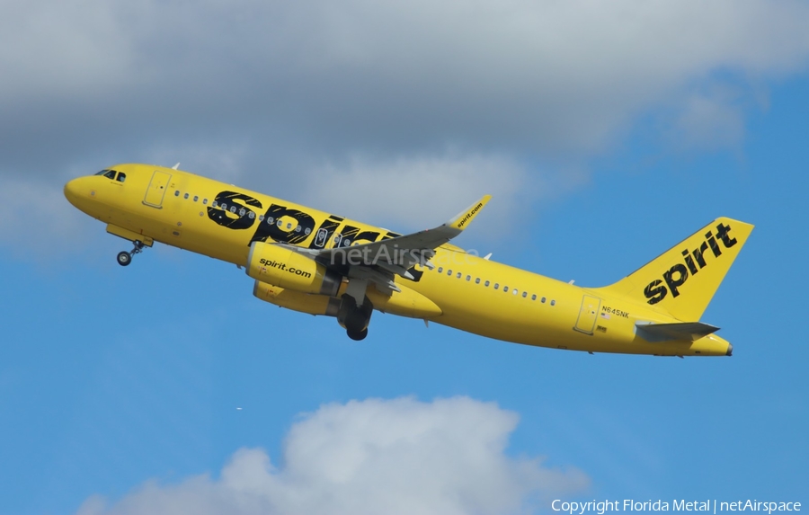 Spirit Airlines Airbus A320-232 (N645NK) | Photo 616886