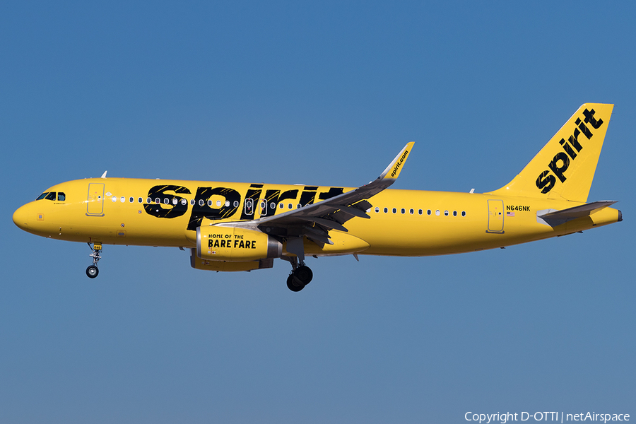 Spirit Airlines Airbus A320-232 (N646NK) | Photo 136534