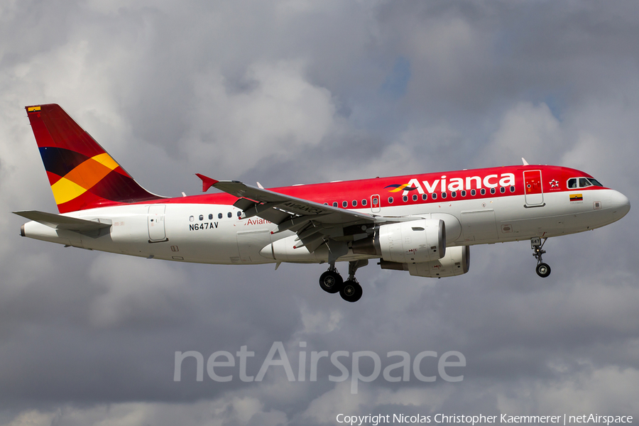 Avianca Airbus A319-115 (N647AV) | Photo 122389