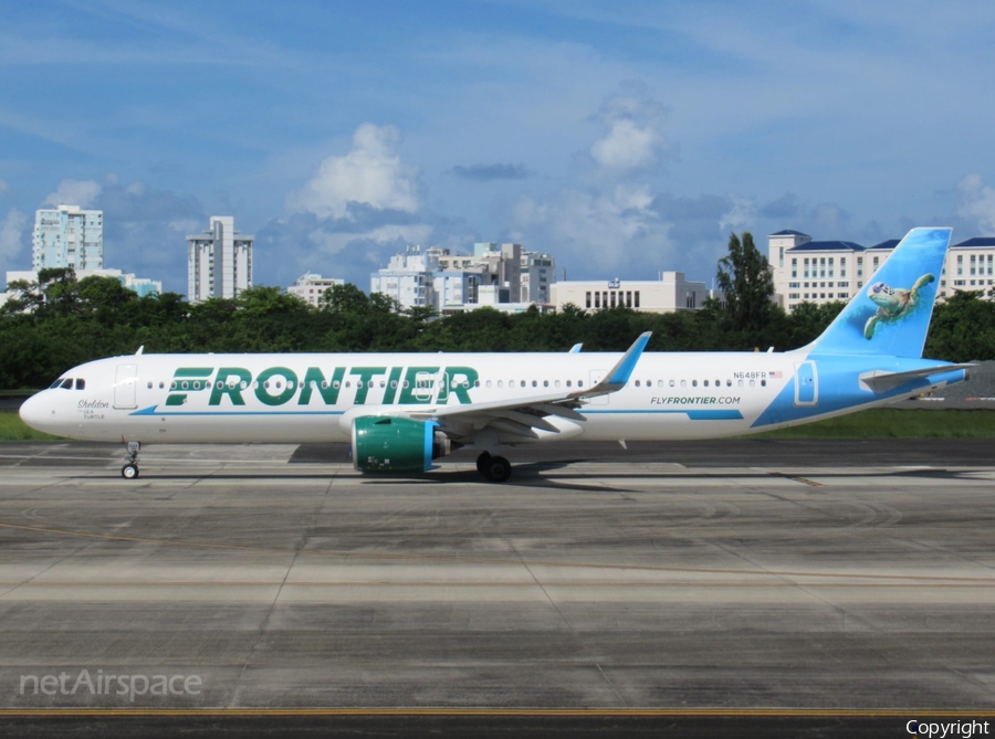 Frontier Airlines Airbus A321-271NX (N648FR) | Photo 654084