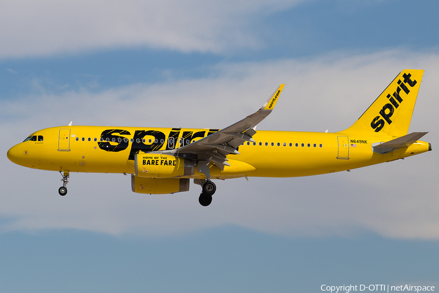 Spirit Airlines Airbus A320-232 (N649NK) | Photo 197664