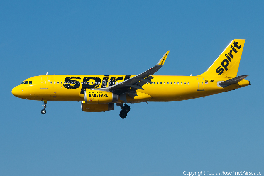 Spirit Airlines Airbus A320-232 (N649NK) | Photo 300184