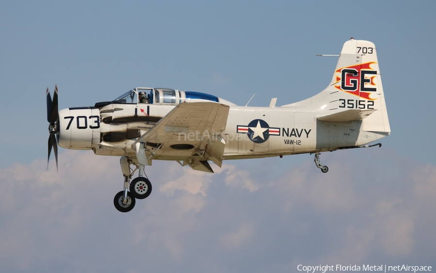 Cavanaugh Flight Museum Douglas AD-5W (EA-1E)Skyraider (N65164) | Photo 311343
