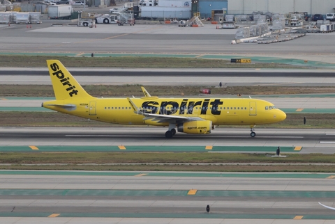 Spirit Airlines Airbus A320-232 (N651NK) at  Los Angeles - International, United States