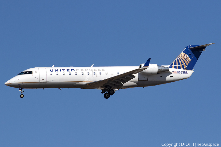 United Express (SkyWest Airlines) Bombardier CRJ-200ER (N652BR) | Photo 540734