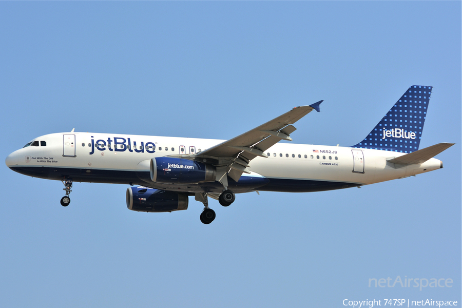 JetBlue Airways Airbus A320-232 (N652JB) | Photo 60250