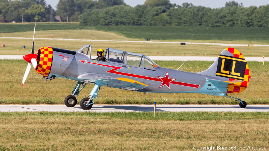 (Private) Yakovlev Yak-52TW (N652Y) | Photo 399753