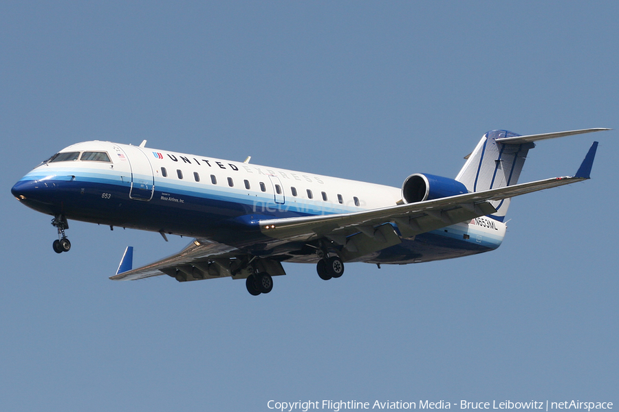 United Express (Mesa Airlines) Bombardier CRJ-100LR (N653ML) | Photo 150728