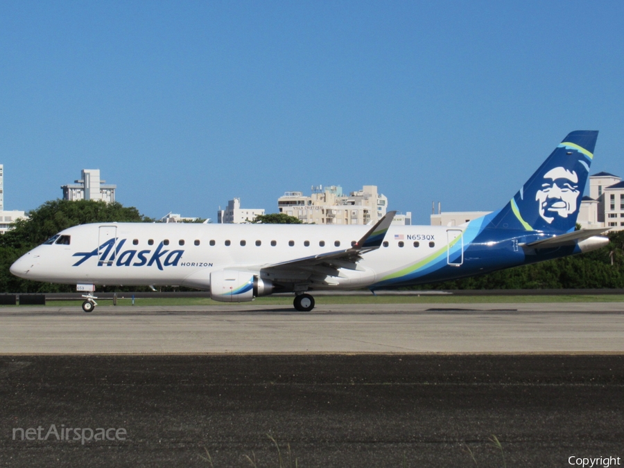 Alaska Airlines (Horizon) Embraer ERJ-175LR (ERJ-170-200LR) (N653QX) | Photo 541340