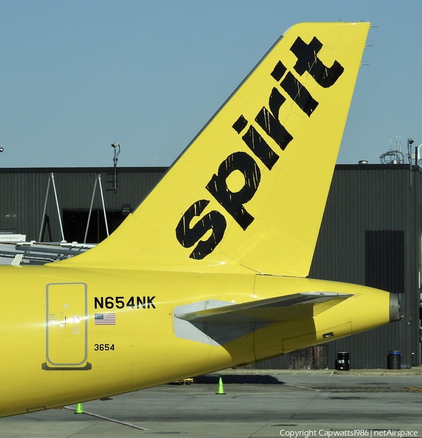 Spirit Airlines Airbus A320-232 (N654NK) | Photo 479900