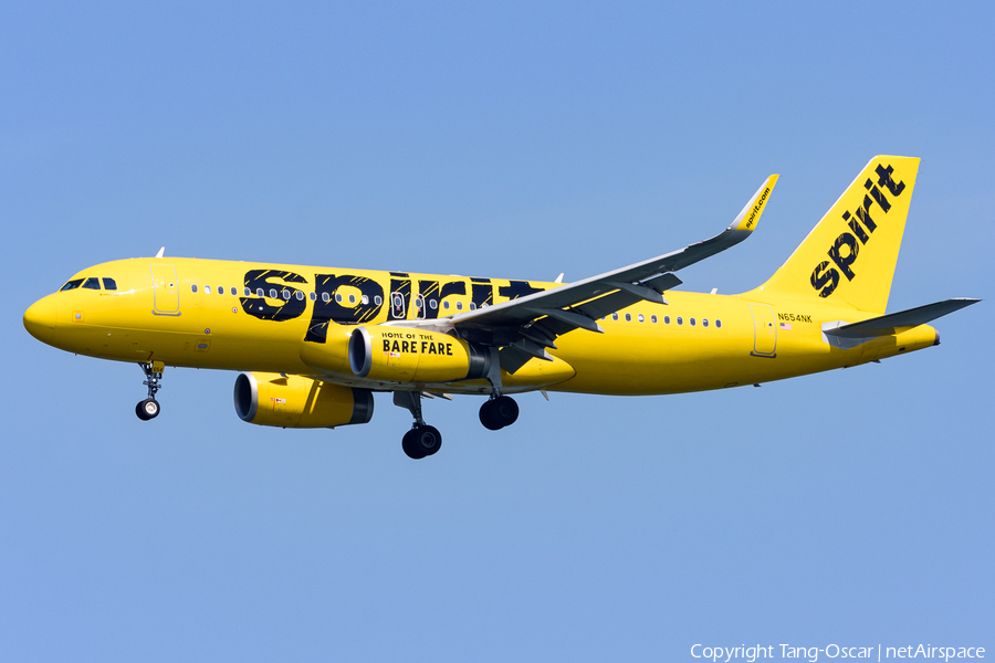 Spirit Airlines Airbus A320-232 (N654NK) | Photo 462661