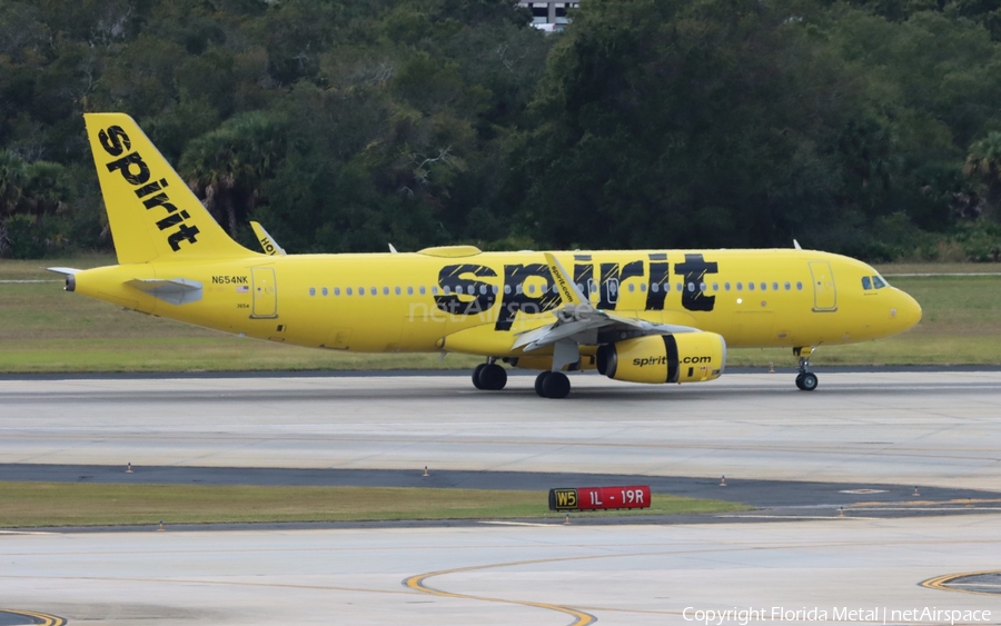 Spirit Airlines Airbus A320-232 (N654NK) | Photo 617624