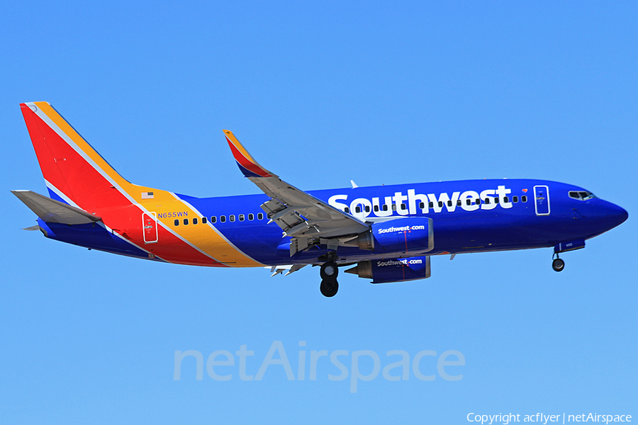 Southwest Airlines Boeing 737-3H4 (N655WN) | Photo 171414