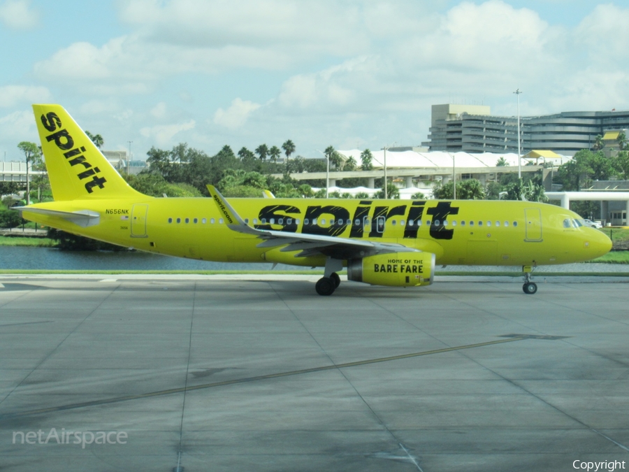 Spirit Airlines Airbus A320-232 (N656NK) | Photo 406028