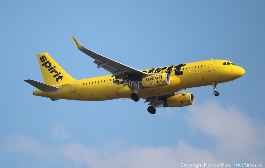 Spirit Airlines Airbus A320-232 (N656NK) | Photo 351214