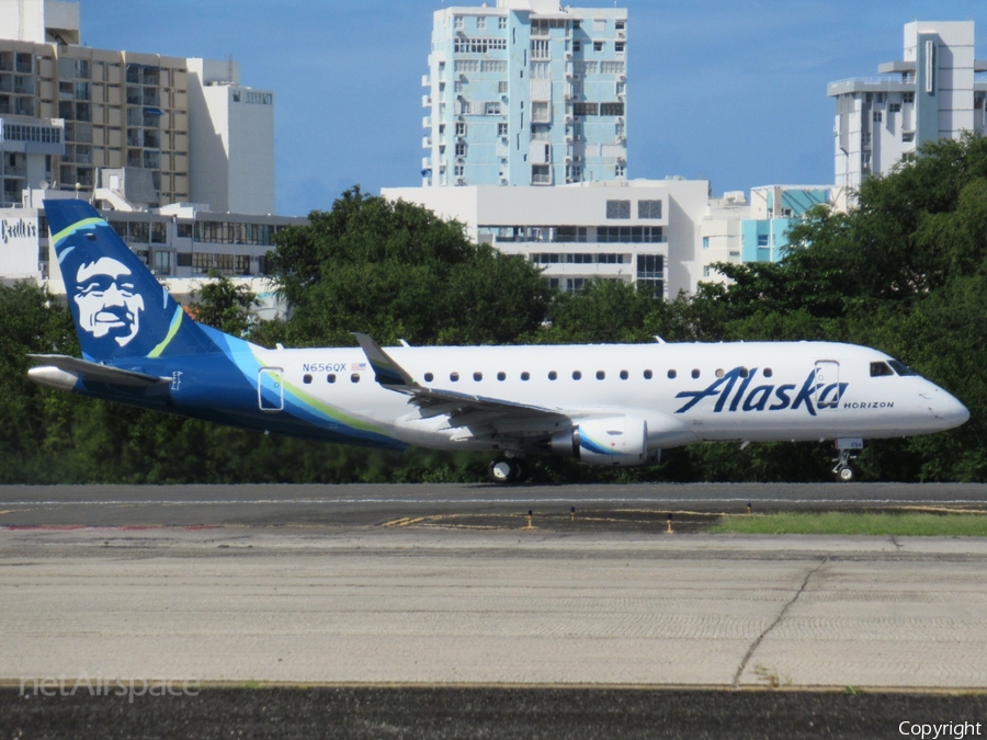 Alaska Airlines (Horizon) Embraer ERJ-175LR (ERJ-170-200LR) (N656QX) | Photo 574344