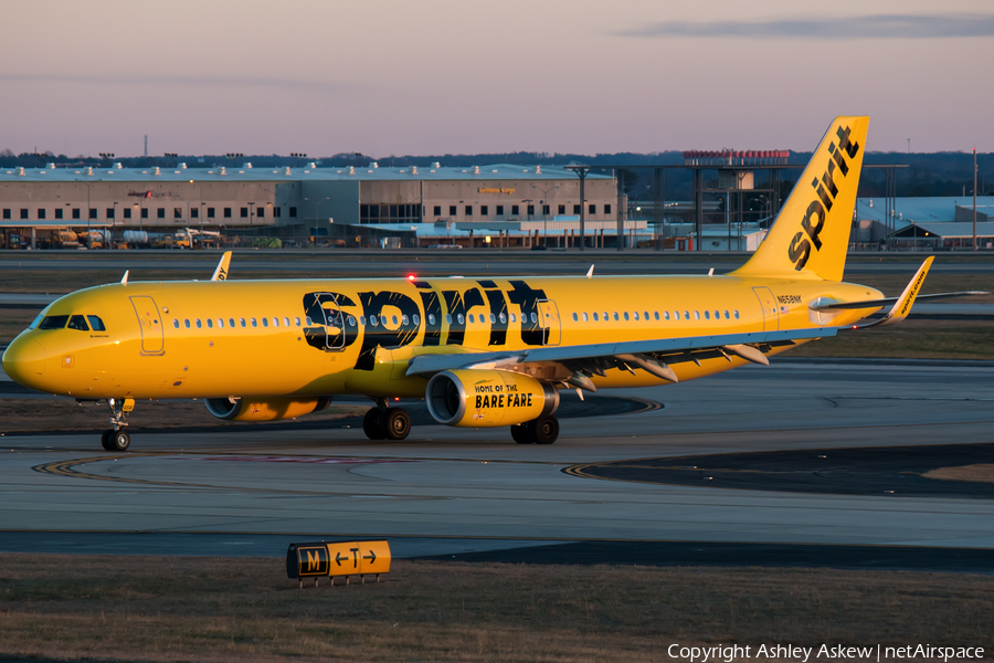 Spirit Airlines Airbus A321-231 (N658NK) | Photo 96934