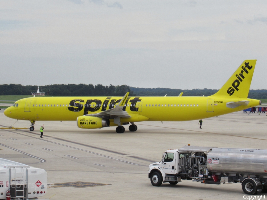 Spirit Airlines Airbus A321-231 (N658NK) | Photo 402266