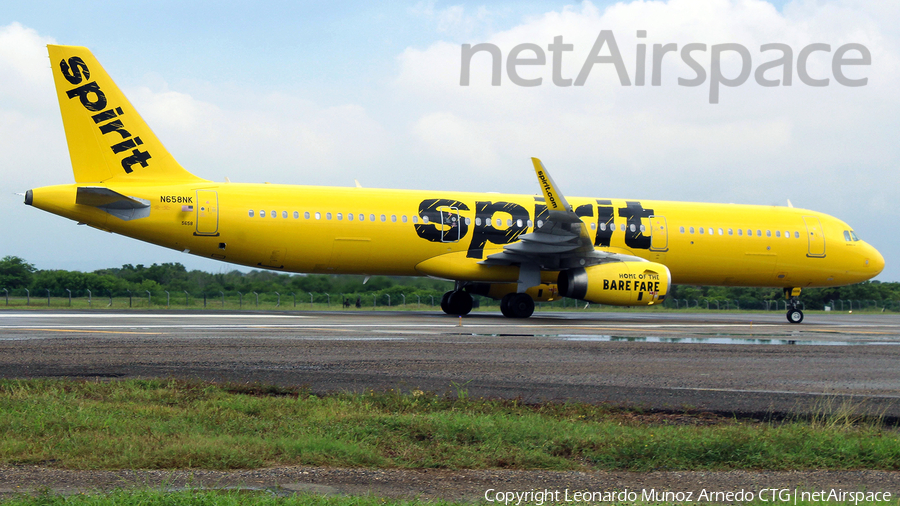 Spirit Airlines Airbus A321-231 (N658NK) | Photo 404823