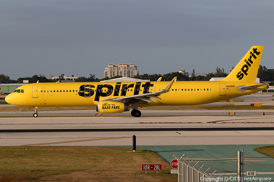 Spirit Airlines Airbus A321-231 (N658NK) | Photo 135771