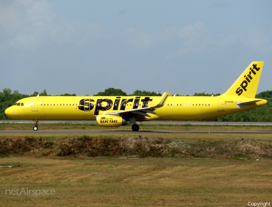 Spirit Airlines Airbus A321-231 (N658NK) | Photo 246906