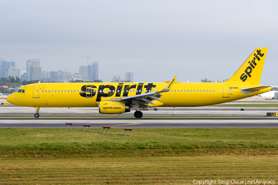 Spirit Airlines Airbus A321-231 (N659NK) | Photo 541297