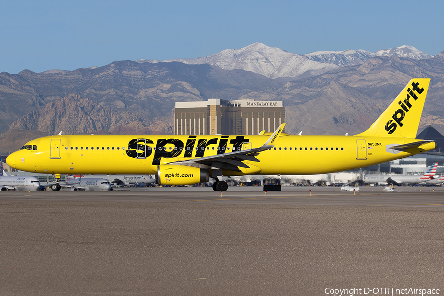 Spirit Airlines Airbus A321-231 (N659NK) | Photo 555004