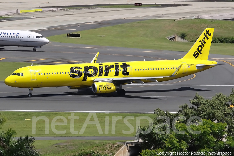 Spirit Airlines Airbus A321-231 (N659NK) | Photo 130467