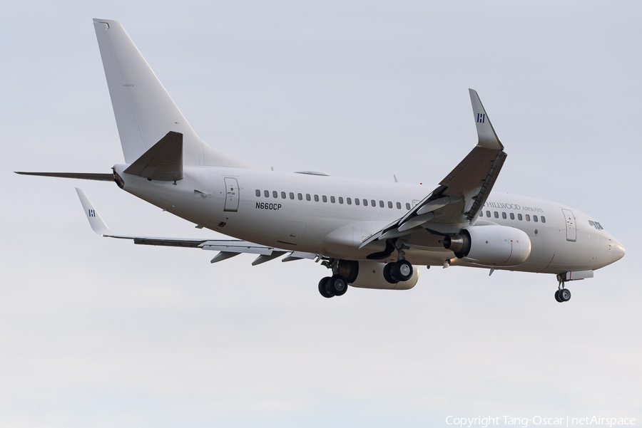 Hillwood Airways Boeing 737-7BD (N660CP) | Photo 481492
