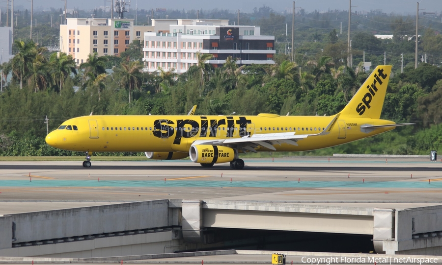 Spirit Airlines Airbus A321-231 (N660NK) | Photo 617707