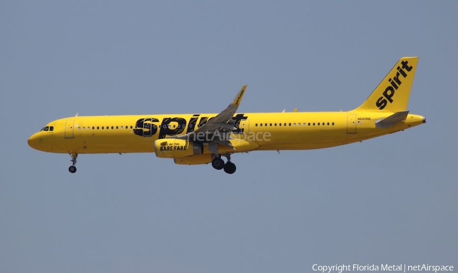 Spirit Airlines Airbus A321-231 (N660NK) | Photo 617706