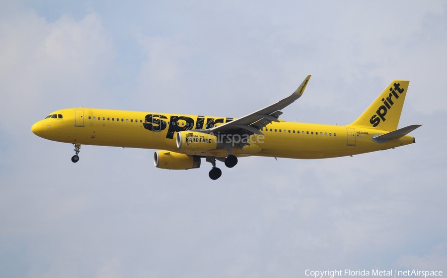 Spirit Airlines Airbus A321-231 (N660NK) | Photo 351229