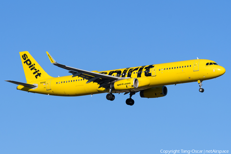 Spirit Airlines Airbus A321-231 (N661NK) | Photo 524799