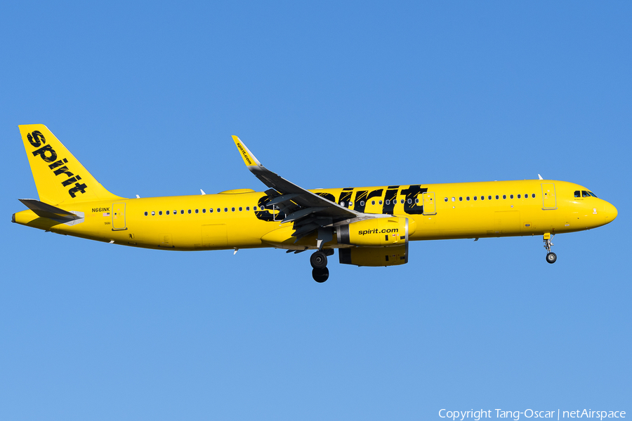 Spirit Airlines Airbus A321-231 (N661NK) | Photo 524800