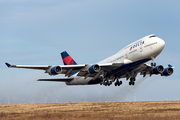 Delta Air Lines Boeing 747-451 (N661US) at  Frankfurt - Hahn, Germany