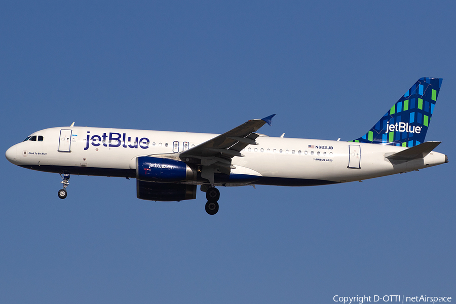 JetBlue Airways Airbus A320-232 (N662JB) | Photo 564104