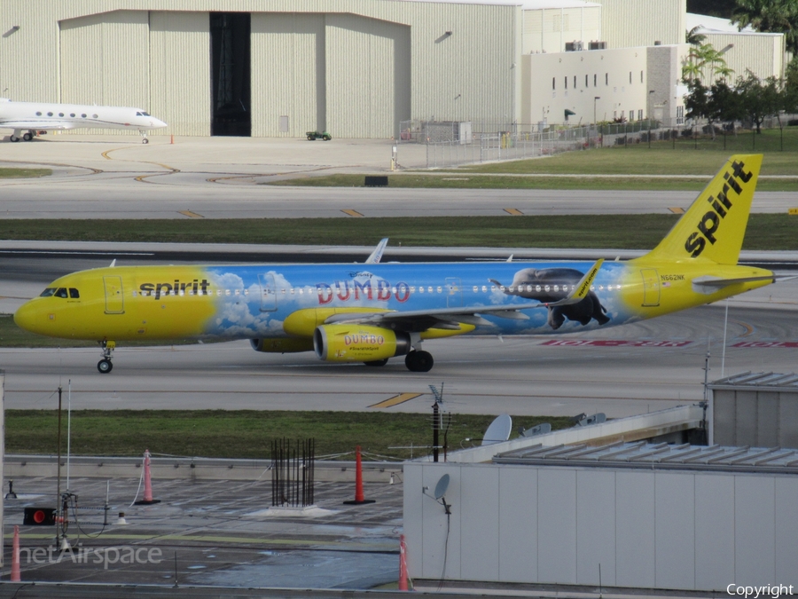 Spirit Airlines Airbus A321-231 (N662NK) | Photo 355632