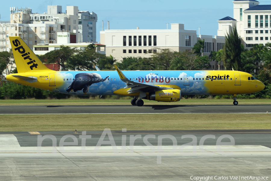 Spirit Airlines Airbus A321-231 (N662NK) | Photo 314875