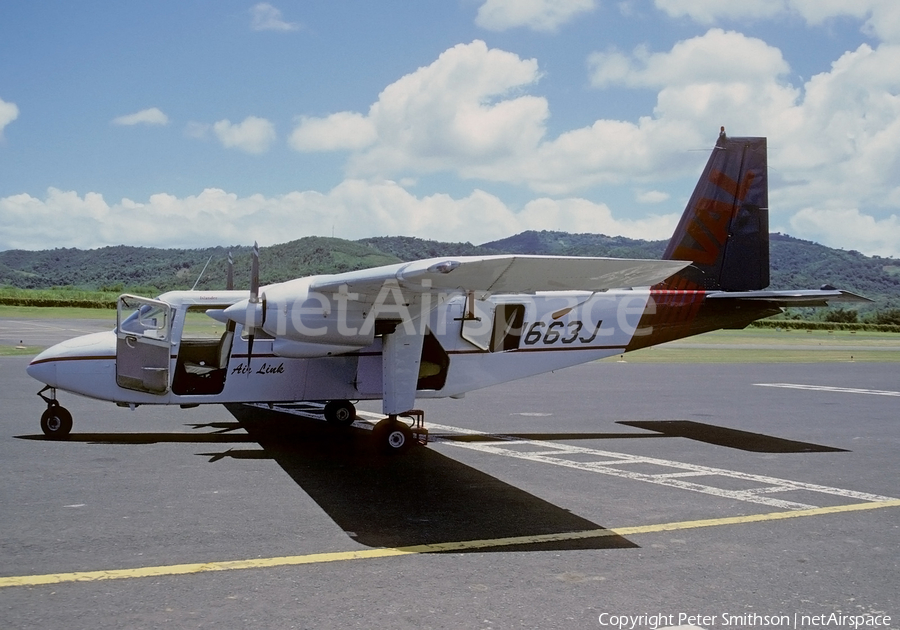 VAL - Vieques Air Link Britten-Norman BN-2B-26 Islander (N663J) | Photo 216977